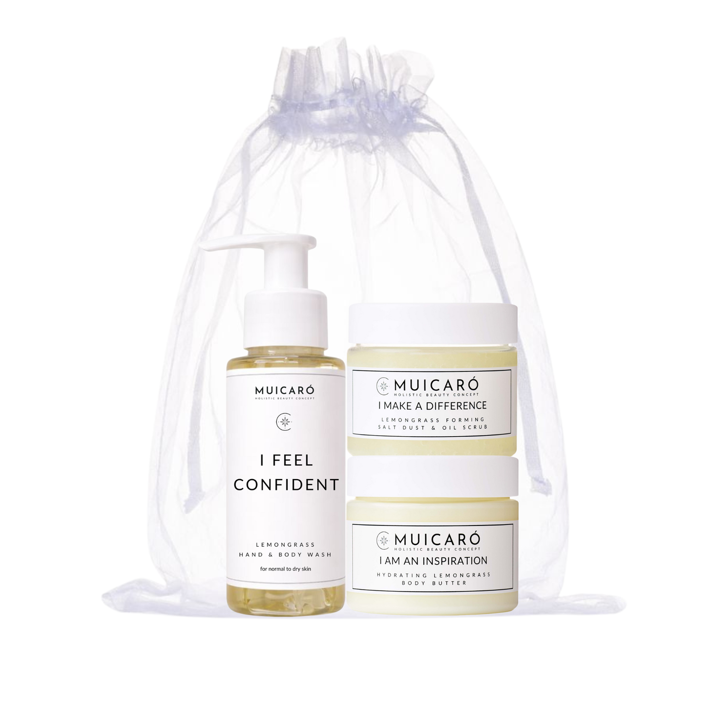 Travel Wash, Body Butter, Body Scrub in der Reisegröße